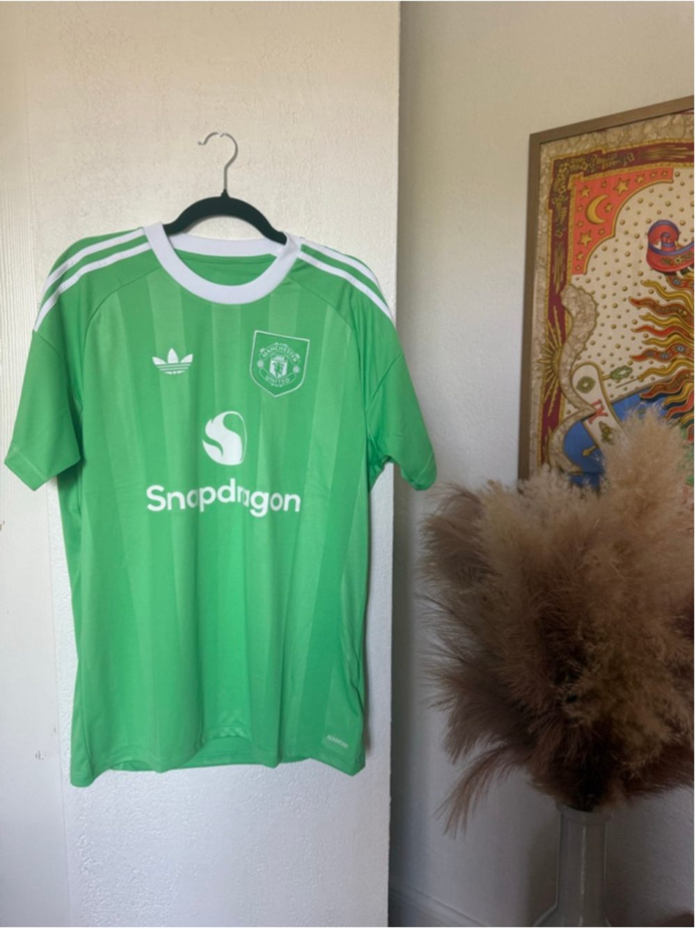 New with tags,Adidas Manchester United 2025/26 third goalkeeper jersey , Men L